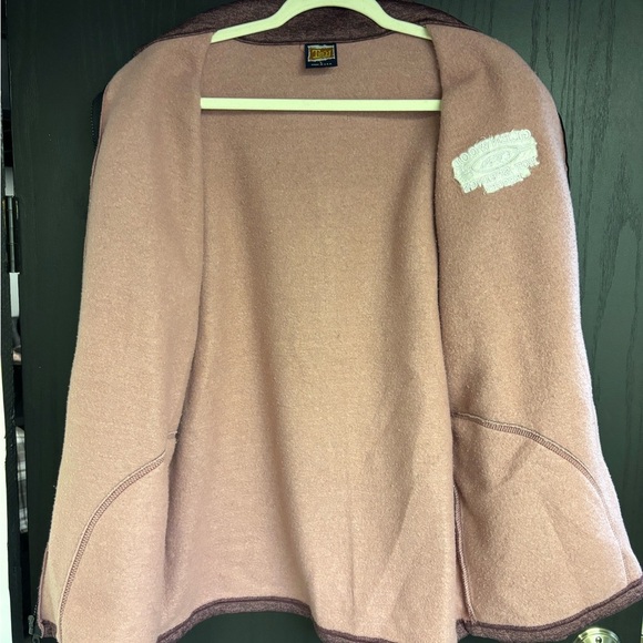 Colorado Glenwood Hot Springs Resort Maroon Zip-Up sweatshirt - Picture 3 of 4